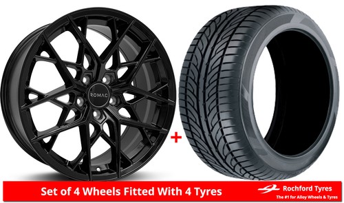 Alloy wheels tyres romac - &,