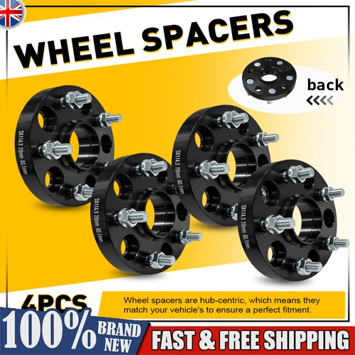 Bolt wheel spacers - bolt-on, (4)
