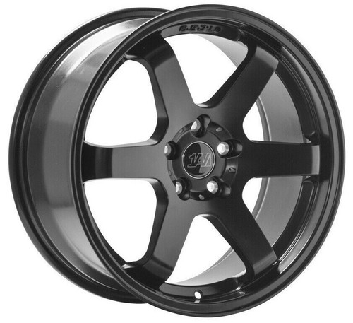 1av zx6 alloy wheels black - 18",
