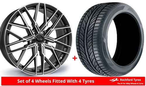 Alloy wheels tyres targa - &,