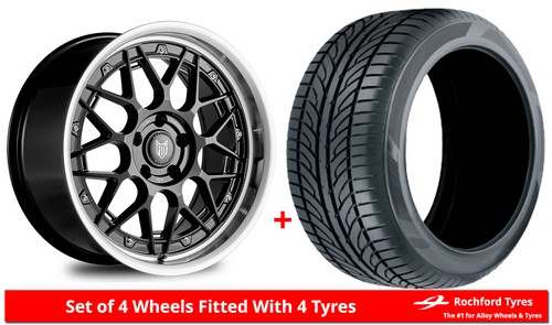 Alloy wheels tyres fox - 17",