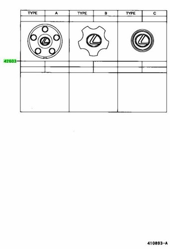 Genuine lexus wheel hub - lexus,