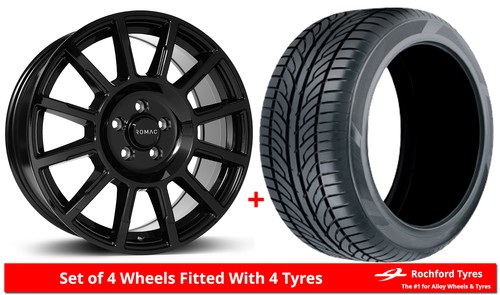Alloy wheels tyres - wheels, romac